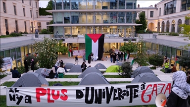 Police in Paris remove pro-Palestine student protesters from Sciences Po University grounds