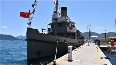 TCG Nusret Müze Gemisi Marmaris'te ziyarete açıldı