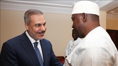 Fidan rencontre le président gambien, Adama Barrow