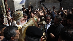 Israeli police restrict participation in Christian Holy Fire ritual in Jerusalem