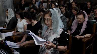 غزة.. الحزن يخيم على كنيسة الروم الأرثوذكس بعيد الفصح