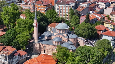 Istanbul's historic Kariye Mosque in Istanbul reopened for worship