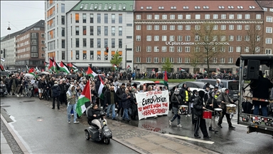 Thousands protest against Israel’s ‘genocide’ in Gaza on Denmark’s Liberation Day