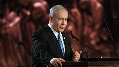 Israeli protester yells at Netanyahu to resign at Holocaust ceremony
