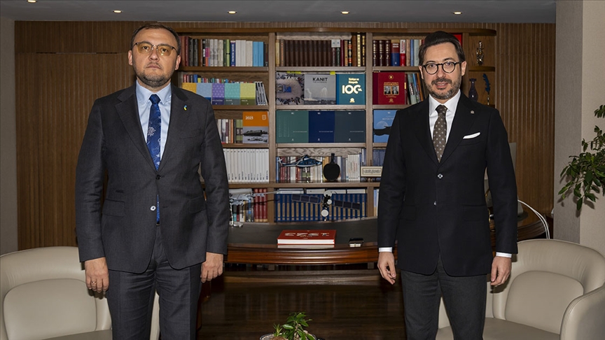 Ukrayna'nın Ankara Büyükelçisi Bodnar, AA'yı ziyaret etti