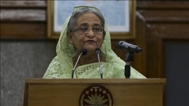 Bangladeshi premier urges UN migration agency to find new sources of funding for Rohingya