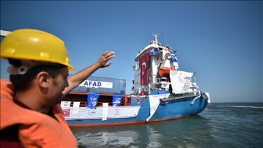 تحمل مساعدات لغزة.. "سفينة الخير" التركية القطرية تنطلق من مرسين