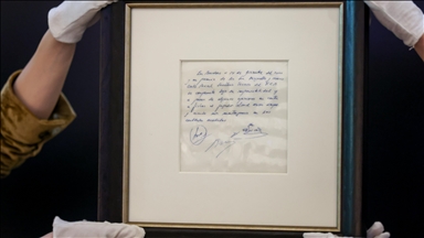 Messi's first Barcelona contract on napkin auctioned