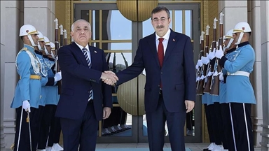 Turkish Vice President Yilmaz meets with Azerbaijani Prime Minister Asadov