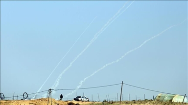 Israeli army says 18 projectiles fired from Gaza towards southern Israel