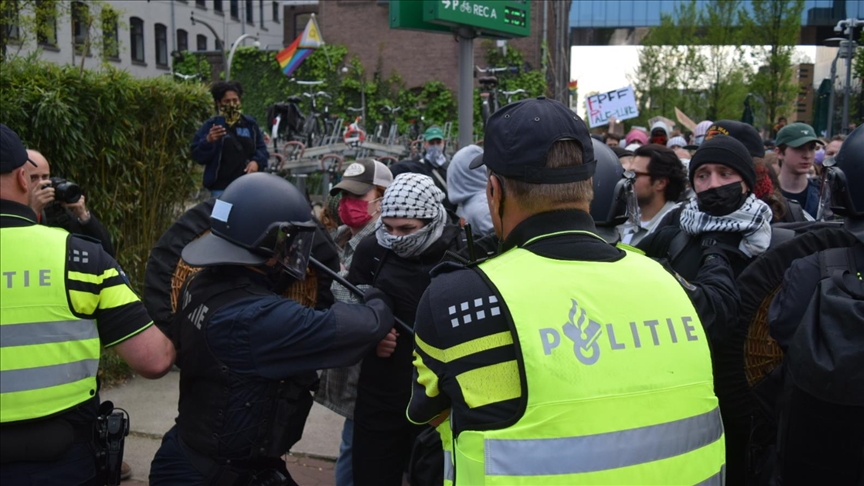 Holandska policija ponovo intervenisala tokom propalestinskog protesta ispred Univerziteta u Amsterdamu