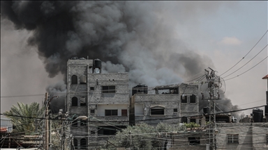 Israeli airstrike kills 3 Palestinians in central Gaza Strip