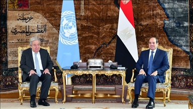 Egyptian president, UN chief raise alarm about humanitarian crisis in Rafah amid Israeli military operation