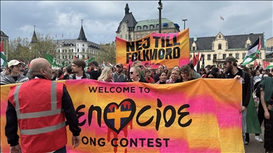 Thousands gather in Sweden to protest Israeli participation in Eurovision