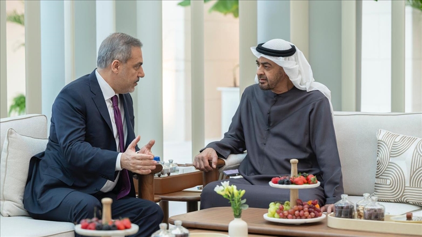 Глава МИД Турции встретился с президентом ОАЭ