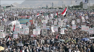 Yemenliler, İsrail'in Refah kentine yönelik saldırılarını protesto etti 