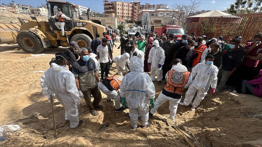 Over 520 bodies found in 7 mass graves in Gaza hospitals: Health Ministry