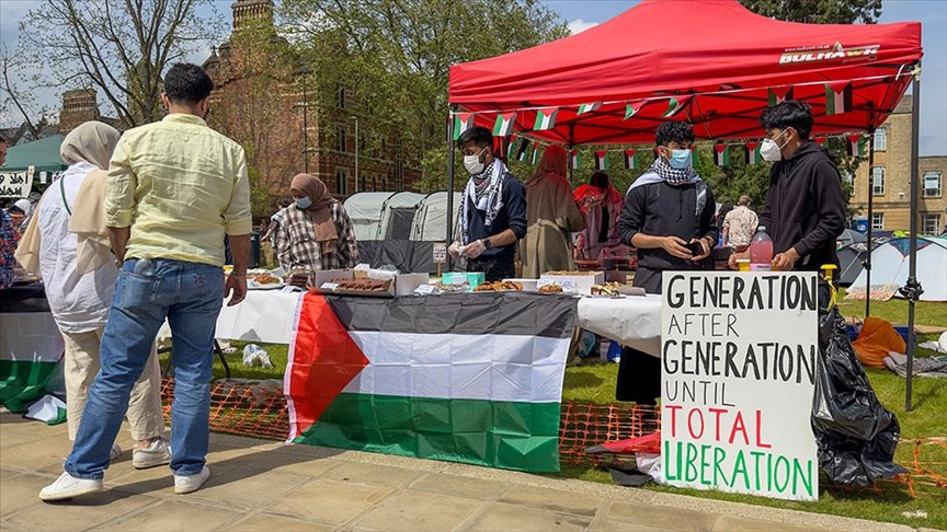 Oxford Pro-Palestine encampment continues 5th day Oxford Pro-Palestine encampment continues 5th day