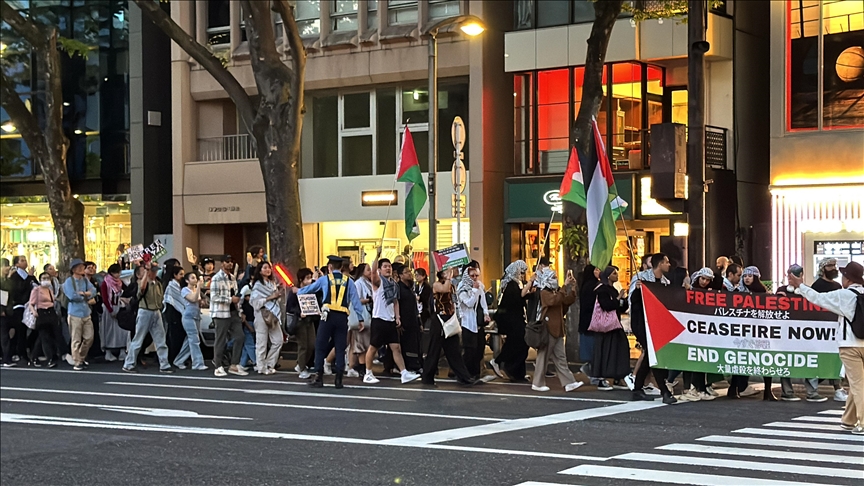 Pro-Palestine rally in Tokyo against Rafah attack