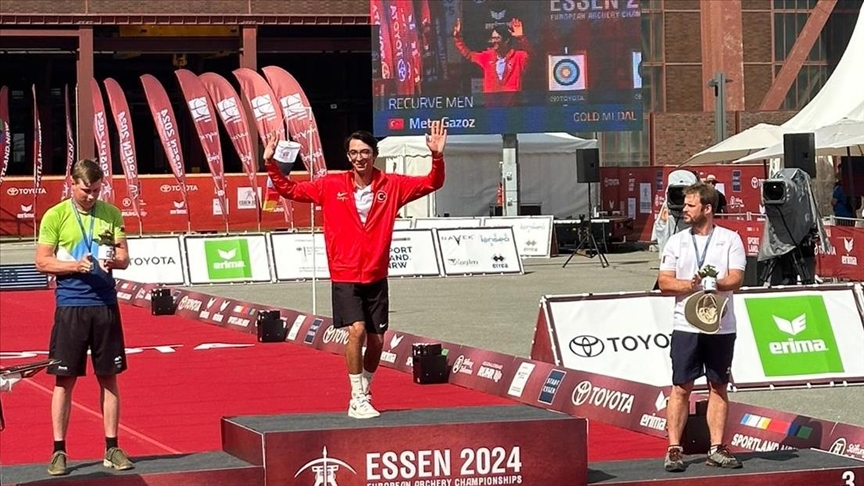 Turkish archer Gazoz wins gold medal at Essen 2024 European Outdoor Championship Turkish archer Gazoz wins gold medal at Essen 2024 European Outdoor Championship