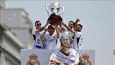 Real proslavio naslov prvaka Španije s hiljadama navijača u Madridu