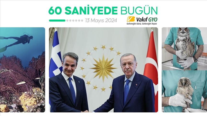 60 saniyede bugün (13 Mayıs 2024)