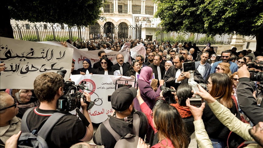 Tunisian lawyers stage 1-day strike over arrest of colleague