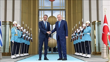Presidenti Erdoğan pret në takim kryeministrin grek Mitsotakis