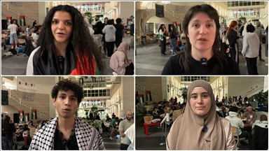 Cenevre Üniversitesi öğrencileri, üniversitelerinden Gazze için net tavır almasını talep ediyor