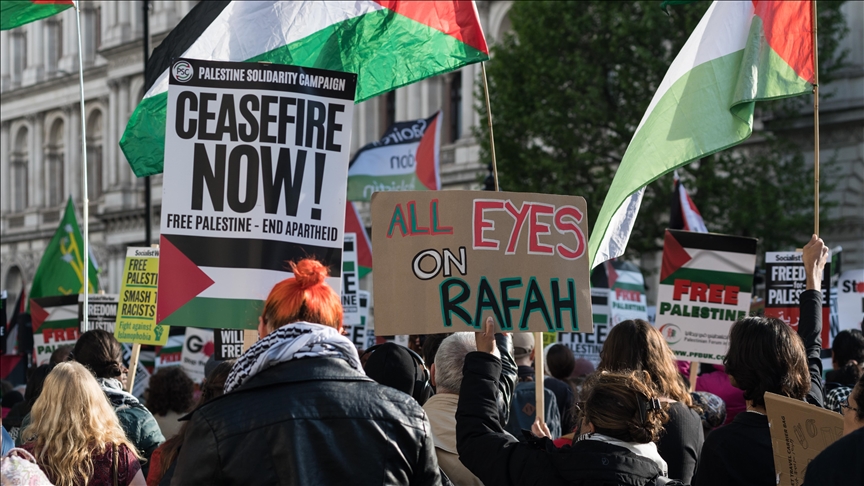 لندن.. جامعة كوين ماري تنضم للتضامن الطلابي مع فلسطين