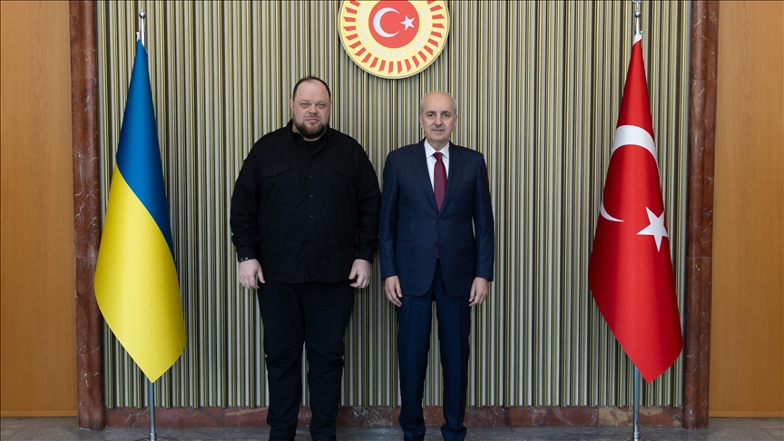 Türkiye’s parliament speaker requires peace as he meets Ukrainian counterpart