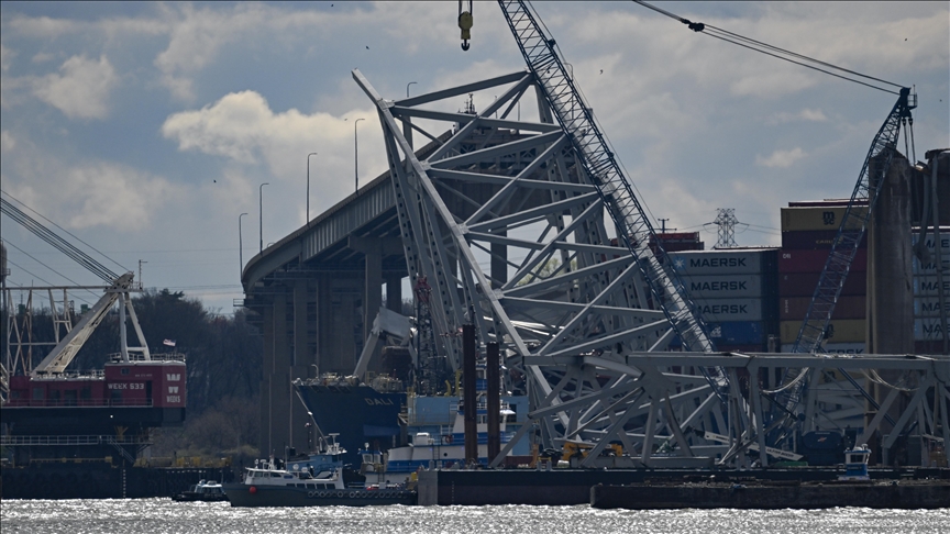 Demolition expenses used to free cargo ship from wreckage of bridge in Baltimore