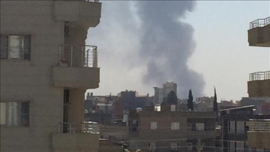 "واي بي جي" الإرهابي يحرق مكتب المجلس الكردي بالحسكة السورية