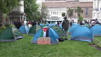 Pro-Palestinian encampment launched at Queen Mary University of London