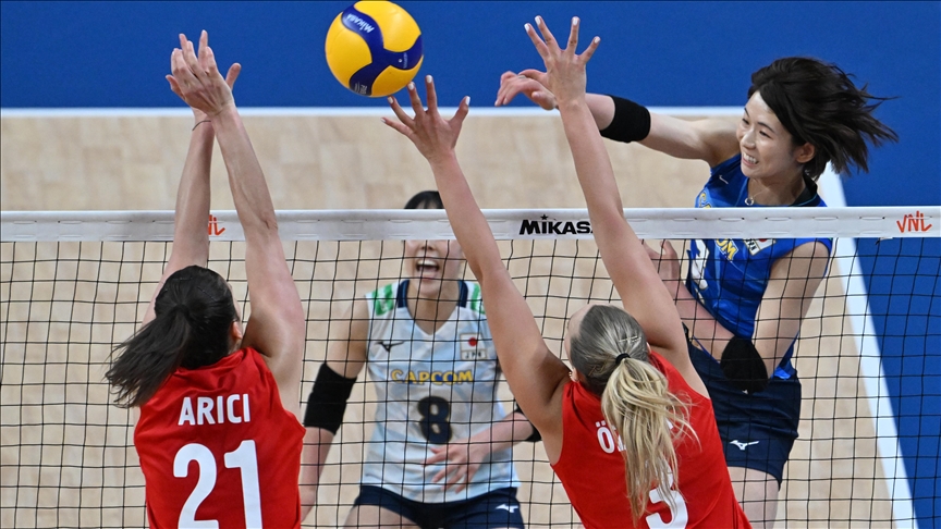 Türkiye women's volleyball team lose for 1st time in 22 matches Türkiye women's volleyball team lose for 1st time in 22 matches
