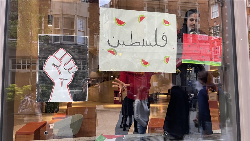 Студенты Лондонской школы экономики и политических наук протестуют против Израиля