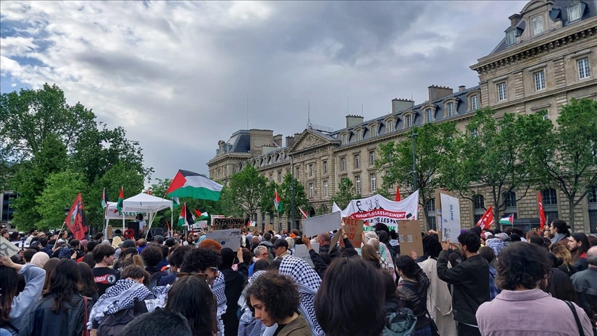 France : Rassemblement à Paris pour le 76ᵉ anniversaire de la Nakba