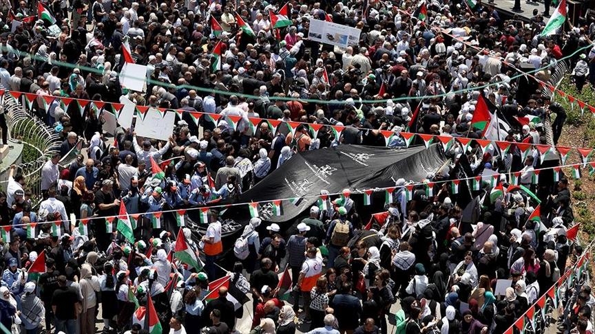 Palestinians mark Nakba's 76th anniversary, vow resistance to Israeli expulsion plans