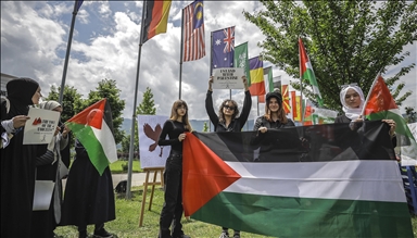 Izložba i performans "Stand Up for Palestine": Studenti IUS-a poslali poruku podrške palestinskom narodu