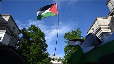 Marking Nakba Day, pro-Palestinian activists in UK protest arms shipments to Israel