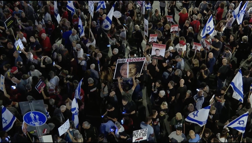 Israelis take to streets in Tel Aviv demanding hostage swap deal with Hamas