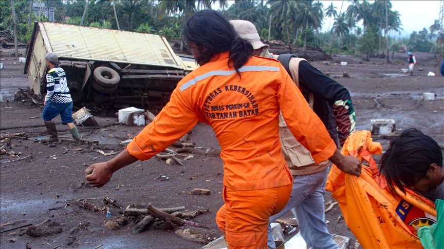 Death toll from cold lava and floods climbs to 67 in Indonesia
