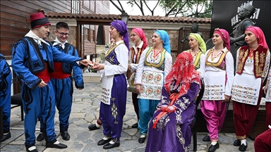 Rumeli ve Balkan düğünlerinin anlatıldığı müzede, damat tıraşı ve gelin kına gecesi ritüeli canlandırıldı