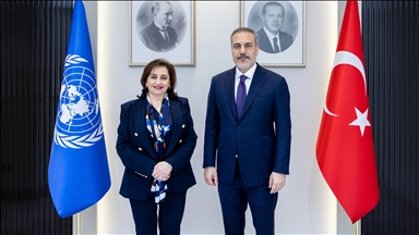 دیدار وزیر خارجه ترکیه با مدیر اجرایی زنان سازمان ملل 