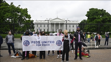 Marking Nakba Day, US federal workers protest Washington’s support for Israel