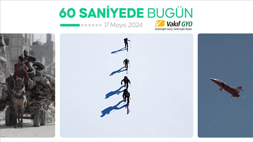 60 saniyede bugün (17 Mayıs 2024)
