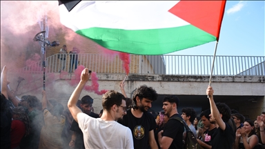 Pro-Palestinian rallies held in Italy, Croatia