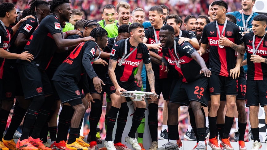 Bayer Leverkusen turns into 1st group to finish Bundesliga season unbeaten
