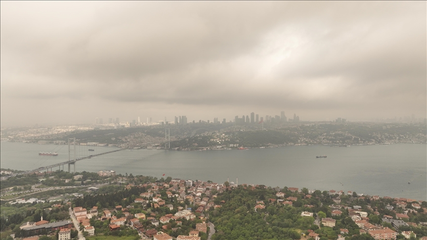 Yunanistan üzerinden Türkiye'ye gelen çöl tozu 1 hafta etkili olacak