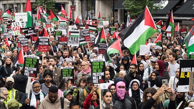 'We must keep marching for Palestine:' Thousands rally in London commemorating Nakba